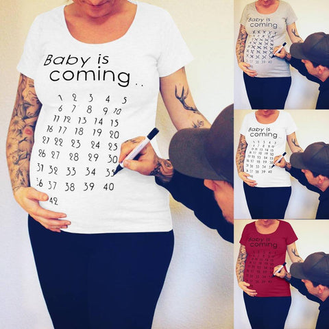 Baby Countdown Maternity Shirt