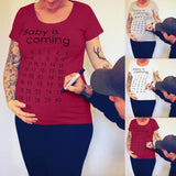 Baby Countdown Maternity Shirt
