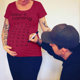 Baby Countdown Maternity Shirt