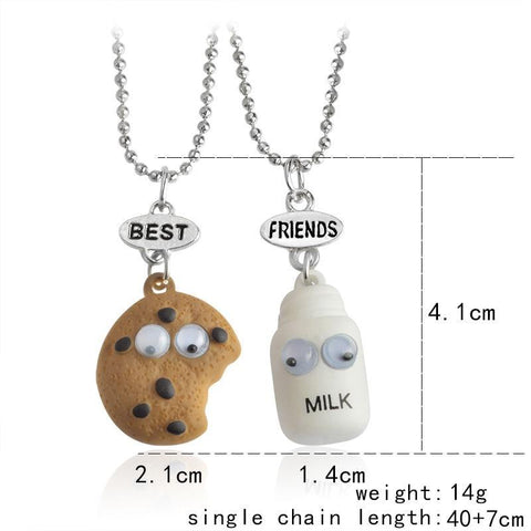 Cookies and Milk Necklace