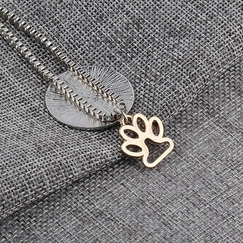 Rescue Paw Print Necklace