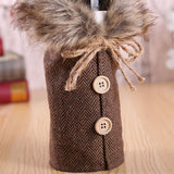 Cozy Christmas Wine Cover