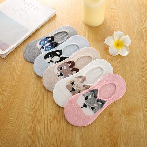 No Show Animal Socks