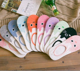 No Show Animal Socks