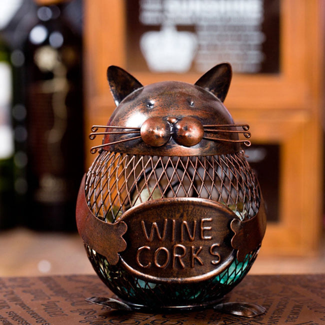 Wine Cork Cat