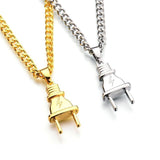Electric Plug Chain Necklace