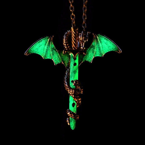 Glowing Dragon Necklace