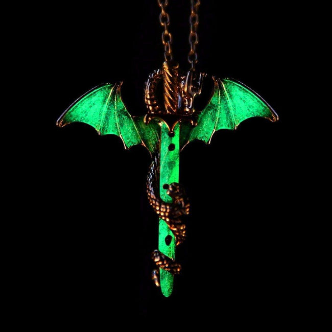 Glowing Dragon Necklace