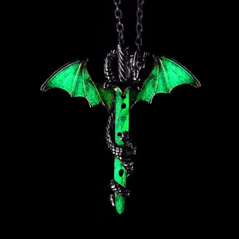 Glowing Dragon Necklace