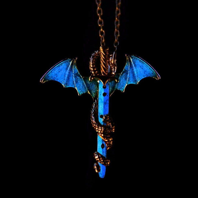 Glowing Dragon Necklace