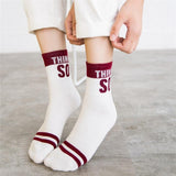 Graphic Print Quotable Socks