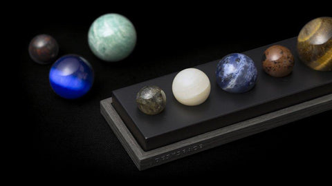 Nine Planet Gemstone Decoration
