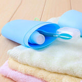 Portable Toothpaste and Toothbrush Case