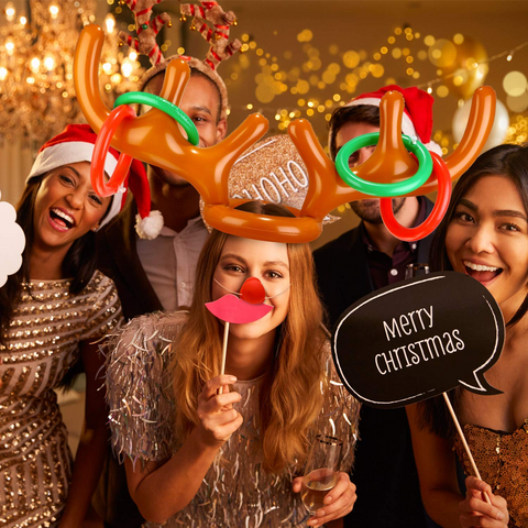 CHRISTMAS SALE - 50% OFF - Christmas Reindeer Antler Ring Toss Game