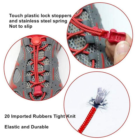 No-Tie Elastic Shoe Laces