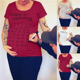 Baby Countdown Maternity Shirt
