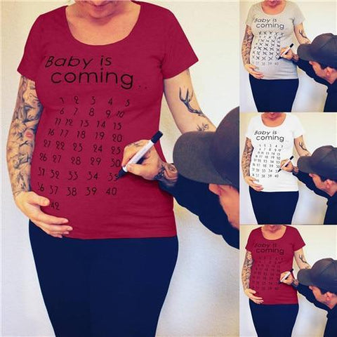 Baby Countdown Maternity Shirt