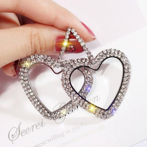 Rhinestone Geometric Earrings