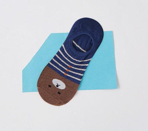 No Show Animal Socks