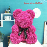 Rose-Covered Teddy Bear