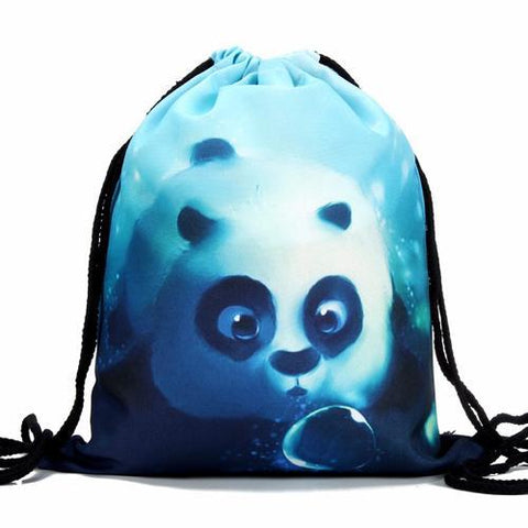 Lightweight Drawstring Emoji Bag