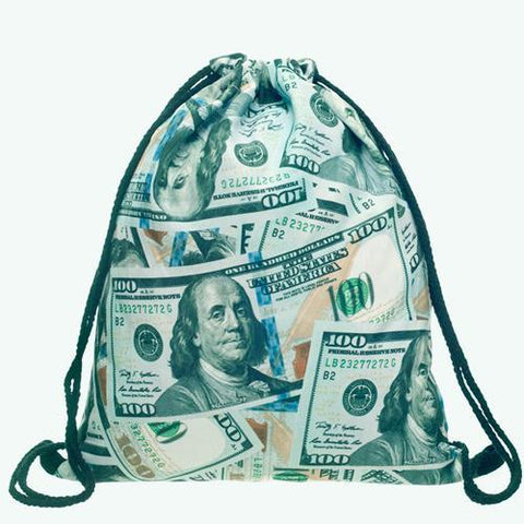 Lightweight Drawstring Emoji Bag