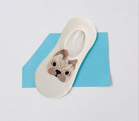 No Show Animal Socks