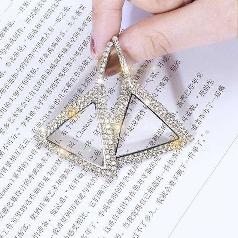 Rhinestone Geometric Earrings