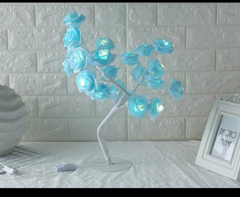 Glowing Flowers Rose Decor