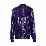 Sequin Bomber Jacker