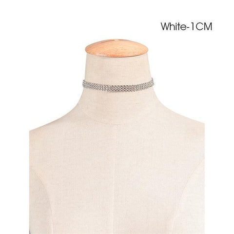 Chloe Crystal Rhinestone Choker Necklace