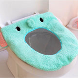 Soft Fabric Cartoon Toilet Seat Cover