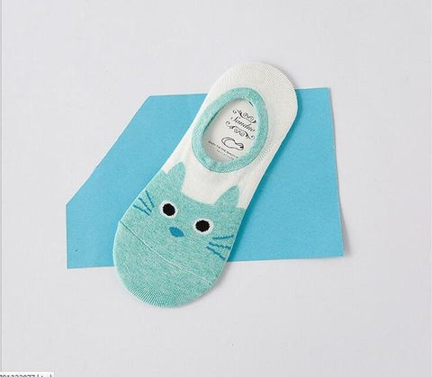 No Show Animal Socks