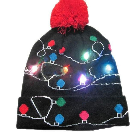 Crazy Christmas LED Hat