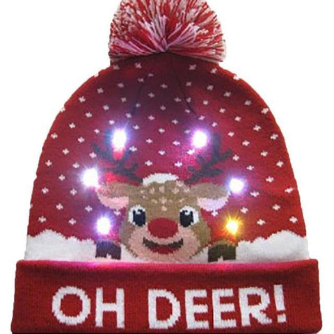 Crazy Christmas LED Hat