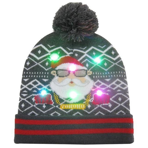 Crazy Christmas LED Hat