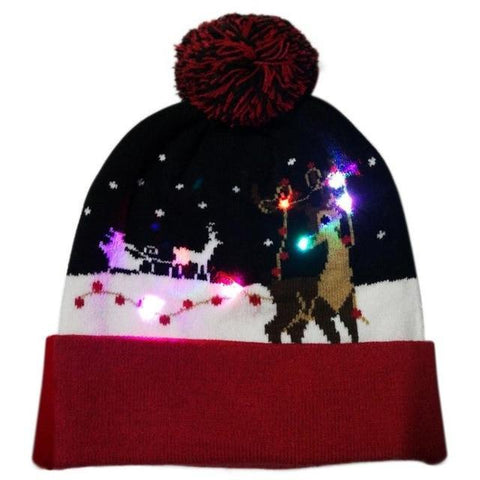 Crazy Christmas LED Hat