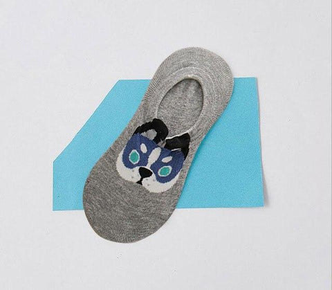 No Show Animal Socks