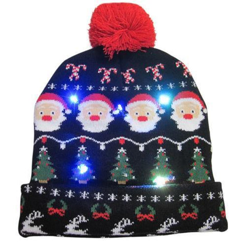 Crazy Christmas LED Hat