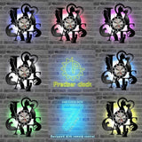 Decorative LED Cat Clock