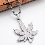 Top Tree Leaf Necklace and Pendant