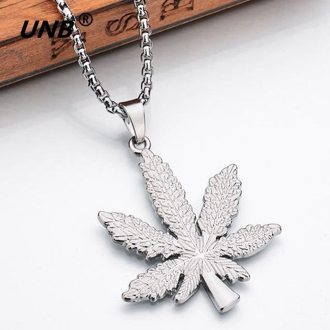Top Tree Leaf Necklace and Pendant