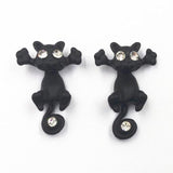 Trap Cat Stud Earrings