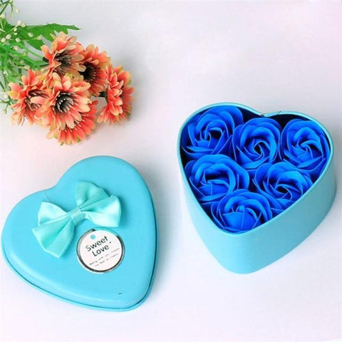 Heart Garden Soap Roses
