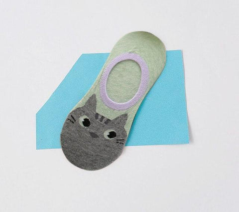 No Show Animal Socks