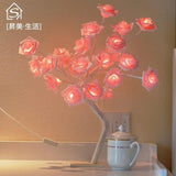 Glowing Flowers Rose Decor