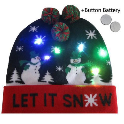 Crazy Christmas LED Hat