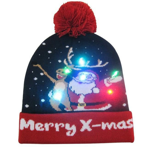 Crazy Christmas LED Hat