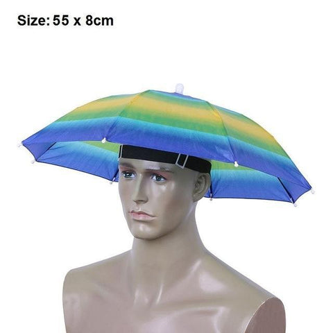 Hands-Free Umbrella Hat