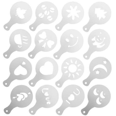 Quick Coffee Art Stencils